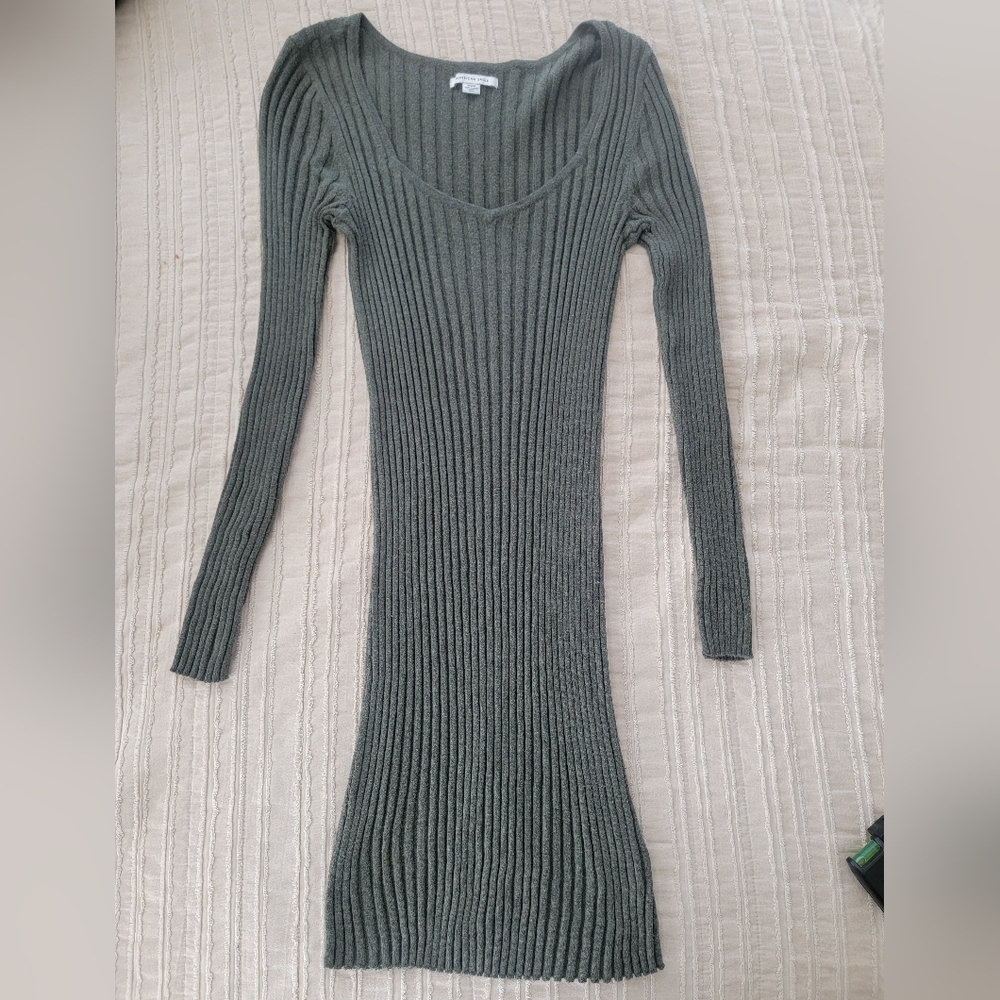 American Eagle Sweater Dress | Green | Size Medium